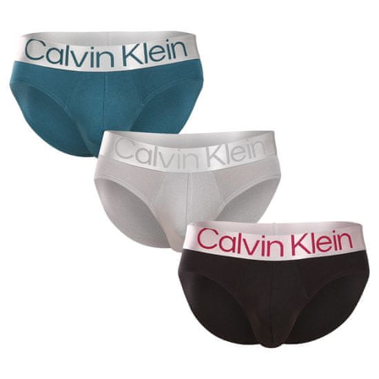 Calvin Klein 3PACK pánské slipy vícebarevné (NB3129A-NA9)