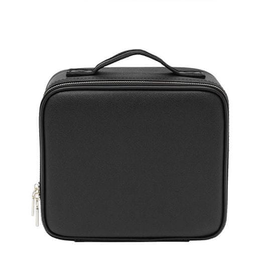 Cool Mango Kosmetický kufřík Toaletní taška Make Up Bag Make Up Case Cestovní taška Beauty Case, zrcadlo s LED pásky a nastavitelným teplem světla - Makeupbox