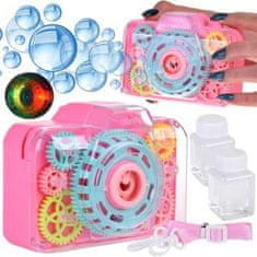JOKOMISIADA Fotoaparát na mýdlové bubliny, růžový