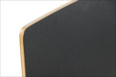STEMA Židle WERDI B v černé barvě na bílém práškově lakovaném rámu. Pro domácnost, kancelář, restauraci a hotel. Tloušťka překližky kbelíku cca 11 mm. Židle má certifikát pevnosti.