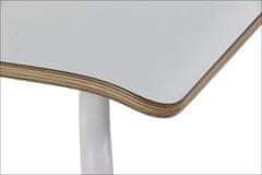 STEMA Židle WERDI B v bílé barvě na bílém práškově lakovaném rámu. Pro domácnost, kancelář, restauraci a hotel. Tloušťka překližky kbelíku cca 11 mm. Židle má certifikát pevnosti.