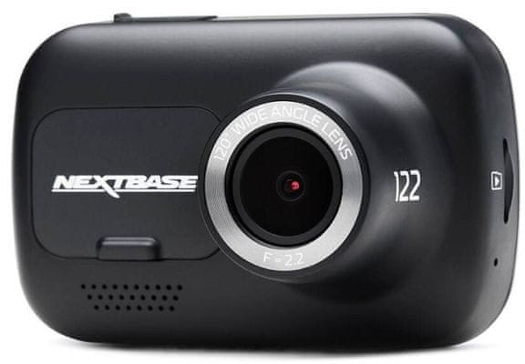 autokamera nextbase 122 hd detekce nárazu pěkný design držák výborné záběry skvělá do auta