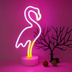 Berger Noční stolní světlo Led Neon Flamingo