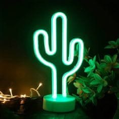 Berger Noční stolní světlo Led Neon Cactus