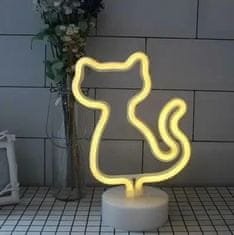 Berger Noční stolní světlo Led Neon Cat