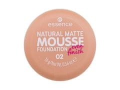 Essence 16g natural matte mousse, 02, makeup