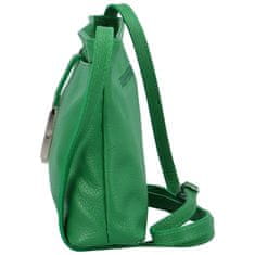 Delami Vera Pelle Dámská kožená kabelka Mirna, výrazná zelená