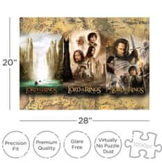 CurePink Puzzle Lord Of The Rings|Pán prstenů: Triptych 500 kusů (71 x 51 cm)