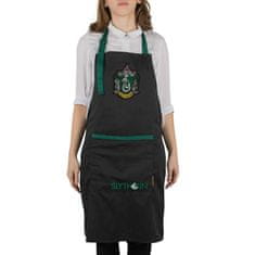 CurePink Kuchyňská zástěra Harry Potter: Slytherin (70 x 85 cm)