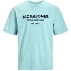 Jack&Jones Pánské triko JJGALE Relaxed Fit 12247782 Soothing Sea (Velikost S)