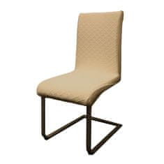 Home Elements  Potah na židli set 4 ks, 45x45x55 cm, světle hnědý