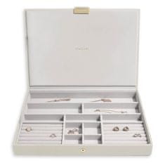 Stackers , Box na šperky Oatmeal Supersize Jewellery Box Lid | krémová 75619