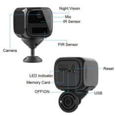 4G Bezdrátová minikamera na SIM kartu D1-4G