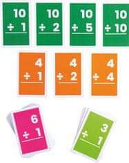 Bigjigs Toys Kartičky dělení CARD 1 - 10 vícebarevné