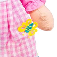 Bigjigs Toys Látková panenka EVE 34 cm růžová