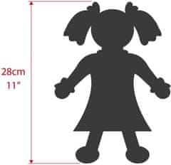 Bigjigs Toys Látková panenka JESSICA 28 cm růžová