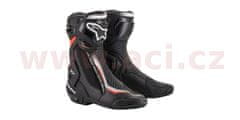 Alpinestars boty SMX Plus V2, (černá/bílá/červená fluo, vel. 39)