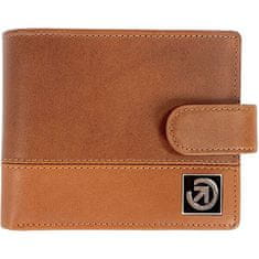 MEATFLY Pánská kožená peněženka Nathan Premium Brown