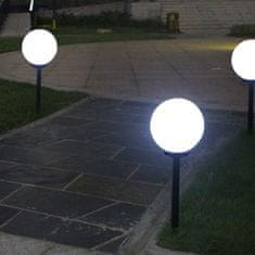 LUMILED Solární zahradní lampa LED do země ATRIS 25cm