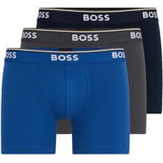 Hugo Boss 3 PACK - pánské boxerky BOSS 50475282-487 (Velikost M)