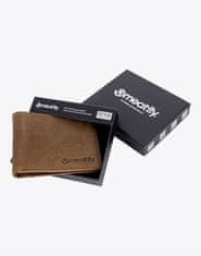 MEATFLY Pánská kožená peněženka Eliot Premium Oak