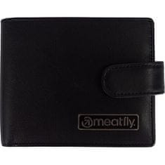 MEATFLY Pánská kožená peněženka Nathan Premium Black