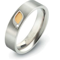 Boccia Titanium Titanový prsten s briliantem 0146-01 (Obvod 52 mm)