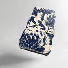 Mobiwear Knížkové flip pouzdro - Xiaomi Redmi 9A / 9AT - VA40S Modré a béžové květy