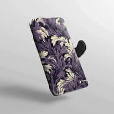 Mobiwear Knížkové flip pouzdro - Sony Xperia XA2 - VA46S Fialové rostliny