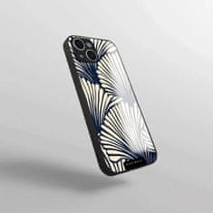 Mobiwear Prémiový lesklý kryt Glossy - Samsung Galaxy S8 - GA41G Béžové květy na modré