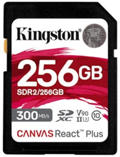 Kingston Canvas React Plus Secure Digital (SDXC), 256GB (SDR2/256GB)
