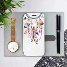 Mobiwear Knížkové flip pouzdro - Samsung Galaxy A55 5G - M003S Lapač a barevná pírka