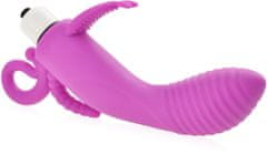 XSARA Vibrátor g spot se stimulátorem klitorisu a anusu sex masažér - 75984869