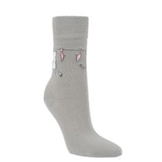 zdravotní barevné kočičí ponožky bez gumiček 12042 4pack, 35-38