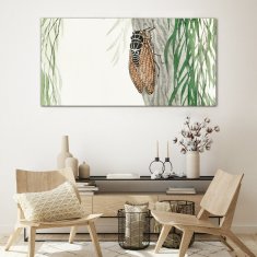 COLORAY.CZ Obraz na skle Strom asijských hmyze listy 120x60 cm