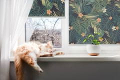 COLORAY.CZ Roleta do okna Tropické listy a květiny Rolet propuštění světla 110x140 cm