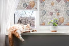 COLORAY.CZ Roleta do okna Balónky Zatmícící rolet (s podšívkou) 50x50 cm