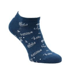 Zdravé Ponožky  dámské módní bavlněné letní sneaker elastické vzorované ponožky 6401024 4pack, 35-38
