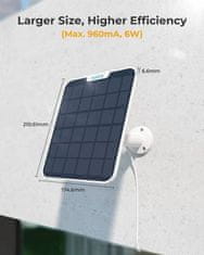 Reolink Solární panel Solární panel 2, 6W, bílý
