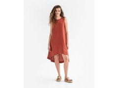 Magic Linen Lněné šaty Toscana Clay Velikost: M