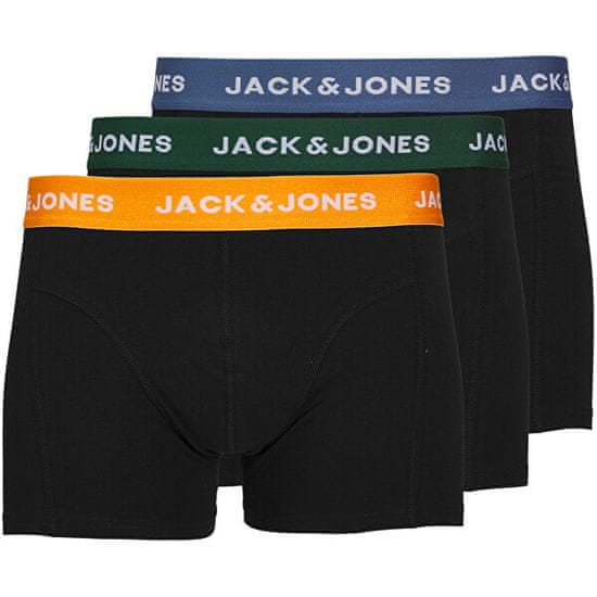 Jack&Jones 3 PACK - pánské boxerky JACGAB 12250203 Dark Green