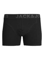 Jack&Jones 3 PACK - pánské boxerky JACSHADE 12250607 Black (Velikost XL)