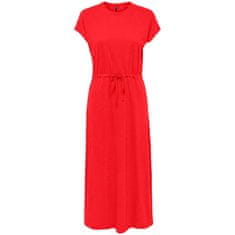 ONLY Dámské šaty ONLMAY Regular Fit 15257472 Flame Scarlet (Velikost XL)