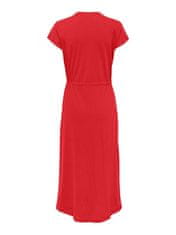 ONLY Dámské šaty ONLMAY Regular Fit 15257472 Flame Scarlet (Velikost XL)