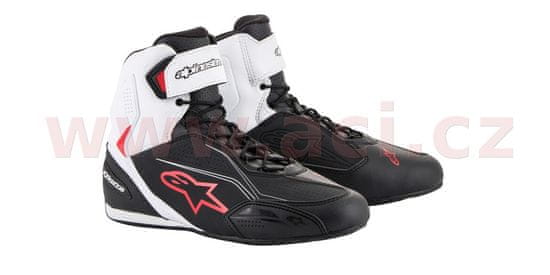 Alpinestars boty FASTER-3, (černé/bílé/červené) 2024