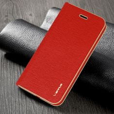 Vennus Vennus Knížkové pouzdro s rámečkem pro Samsung Galaxy S24 Ultra , barva červená