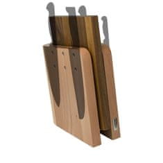Artelegno ArteLegno magnetický blok na nože z bukového dřeva + kuchyňská deska AL86