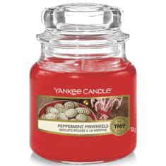 Yankee Candle Svíčka Small Jar 104g PEPPERMINT PINWHEELS
