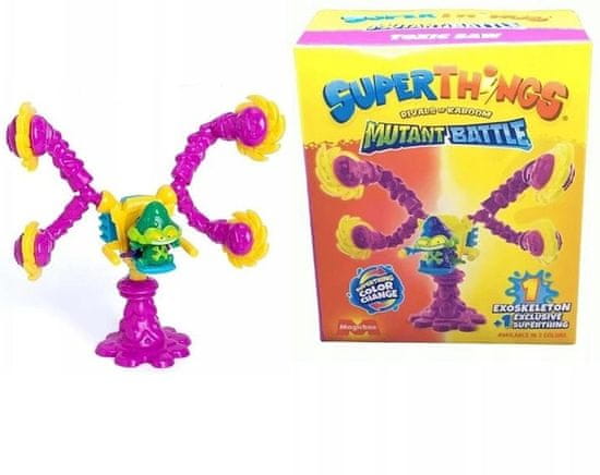 MagicBox Super Things Zings 12 Seria Mutant Battle ExoSkeleton Toxic Saw