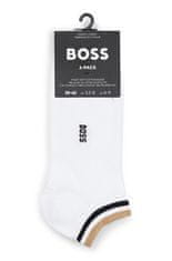Hugo Boss 2 PACK - pánské ponožky BOSS 50491192-100 (Velikost 39-42)
